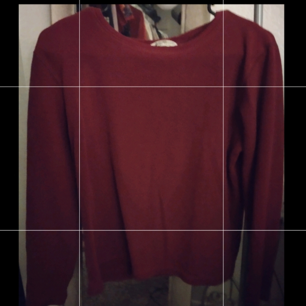 Maroon Eddie Bauer Sweater